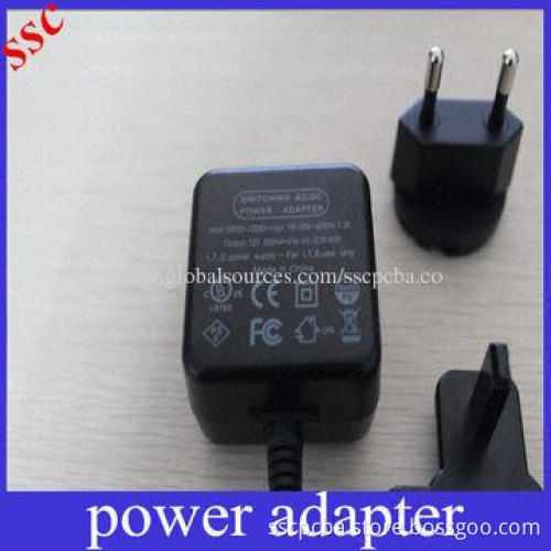 Switching Power Supplies with Single Output Interchangeable Plug and Optional Output Connector